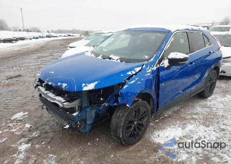 2018 Mitsubishi Eclipse Cross Le из США, поврежденный, VIN JA4AT4AAXJZ070638